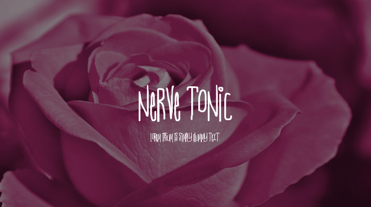 Nerve Tonic Font