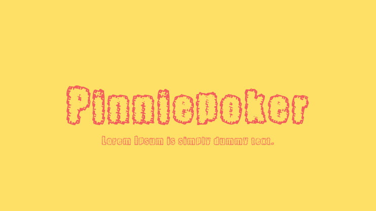 Pinniepoker Font