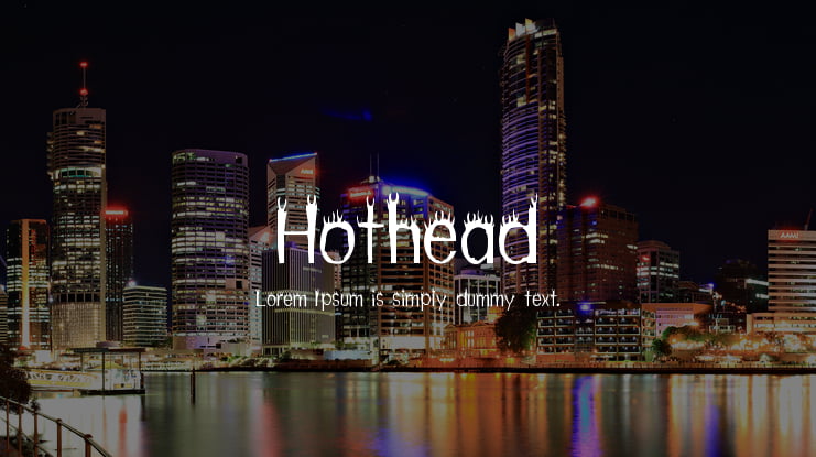 Hothead Font