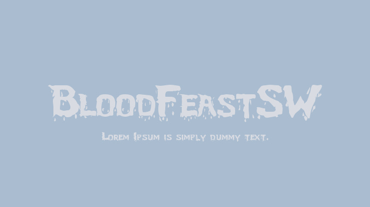 BloodFeastSW Font