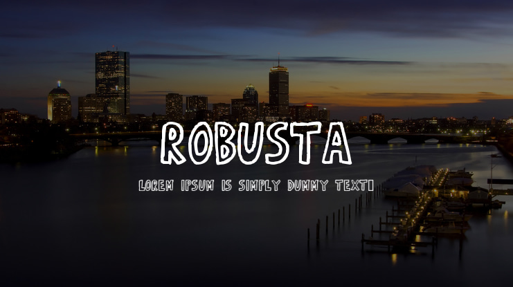 RobustA Font
