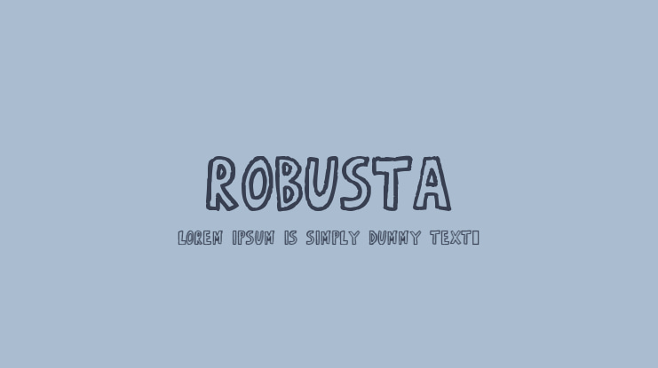 RobustA Font