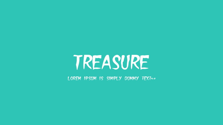 Treasure Font