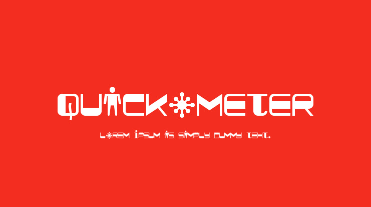 Quickometer Font
