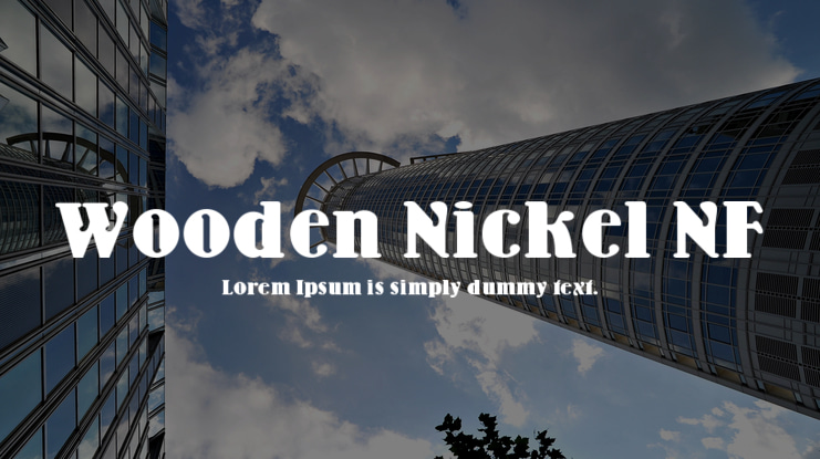 Wooden Nickel NF Font