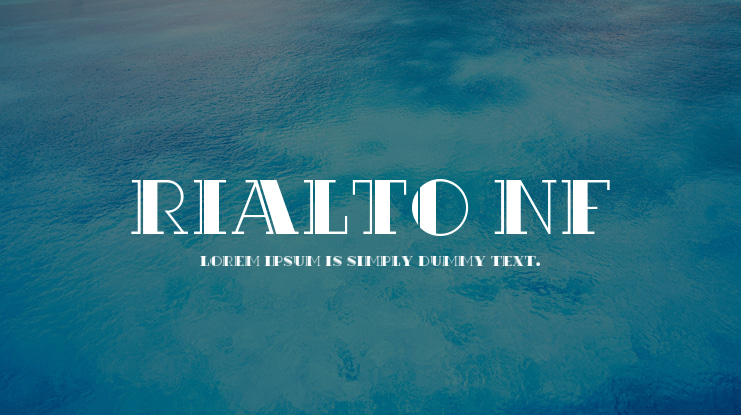 Rialto NF Font