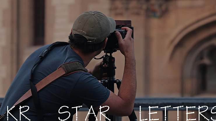 KR Star Letters Font