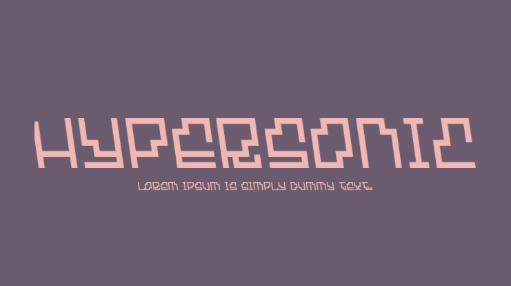 Hypersonic Font