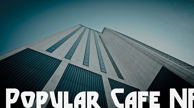 Popular Cafe NF Font