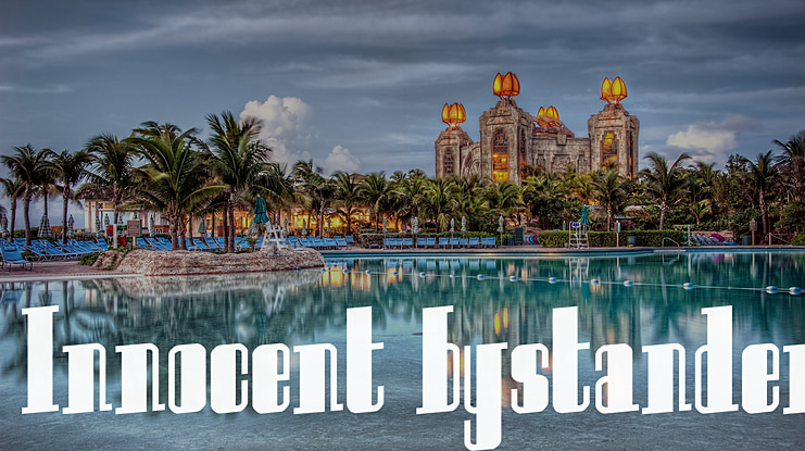 Innocent bystander Font