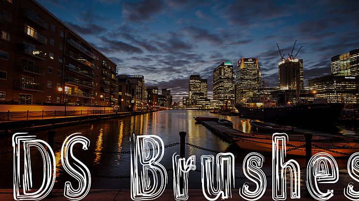 DS Brushes Font