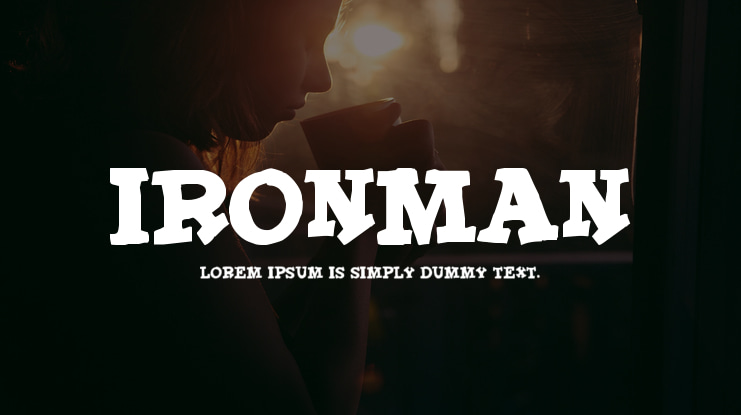 IronMan Font