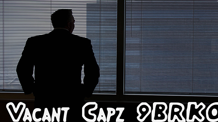 Vacant Capz (BRK) Font