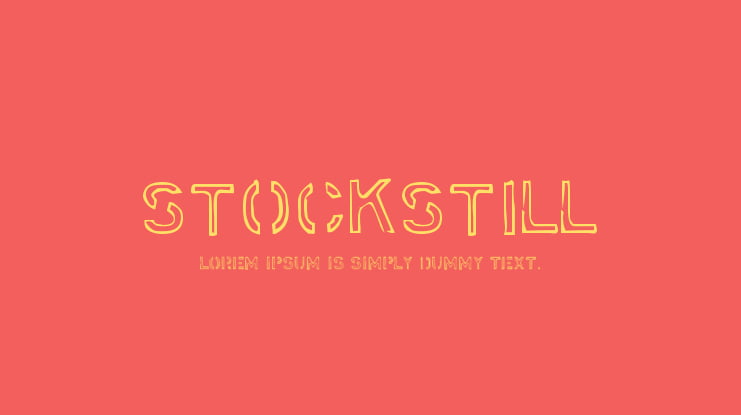Stockstill Font Family