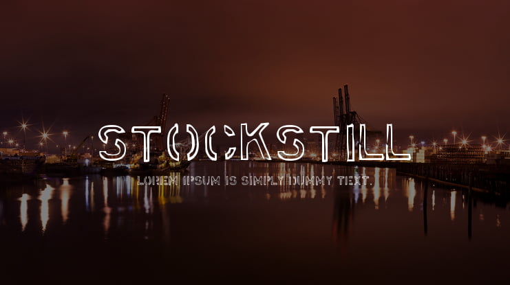 Stockstill Font Family