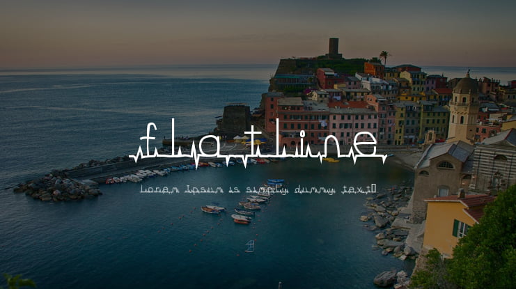 flatline Font