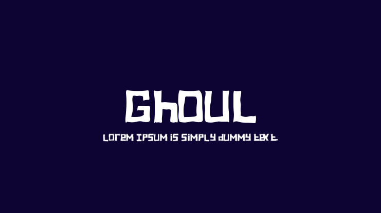 Ghoul Font