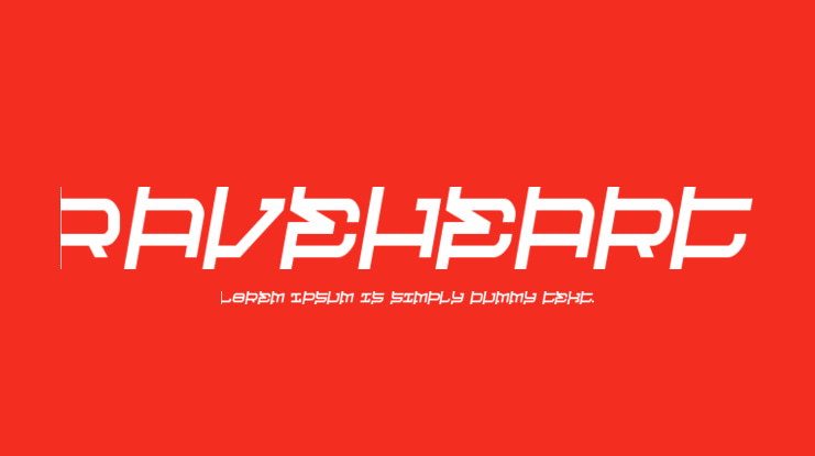 Raveheart Font