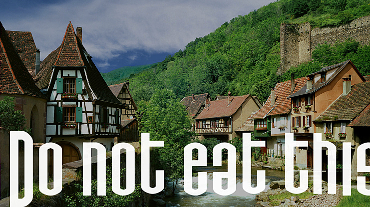 Do not eat this Font Family
