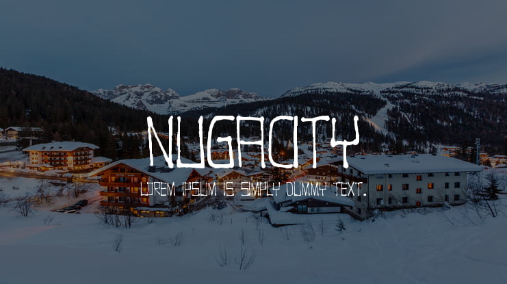 Nugacity Font