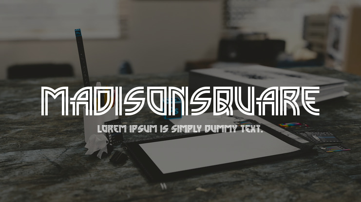 MadisonSquare Font