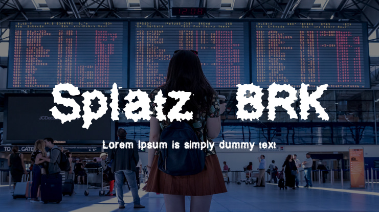 Splatz (BRK) Font