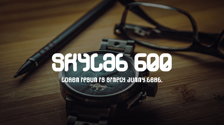 Skylab 600 Font