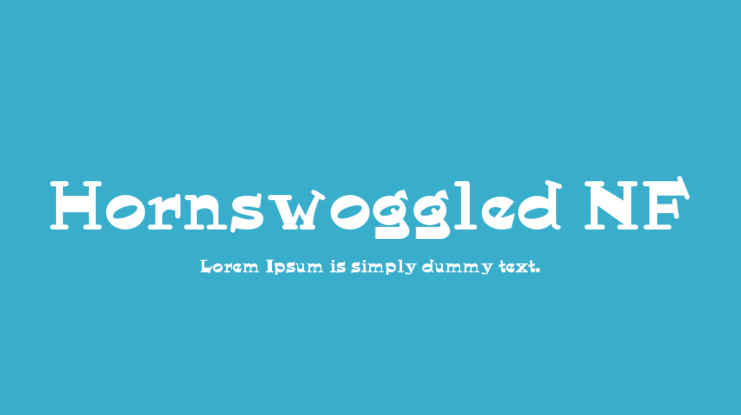 Hornswoggled NF Font