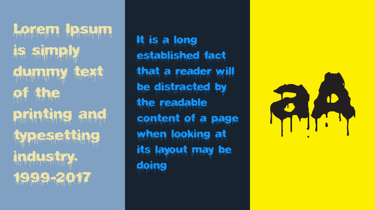 Plasma Drip (BRK) Font Family