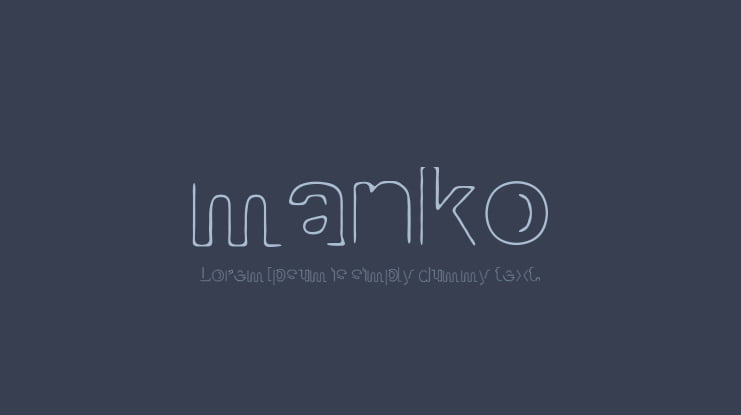 manko Font