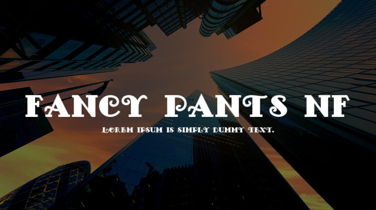 Fancy Pants NF Font