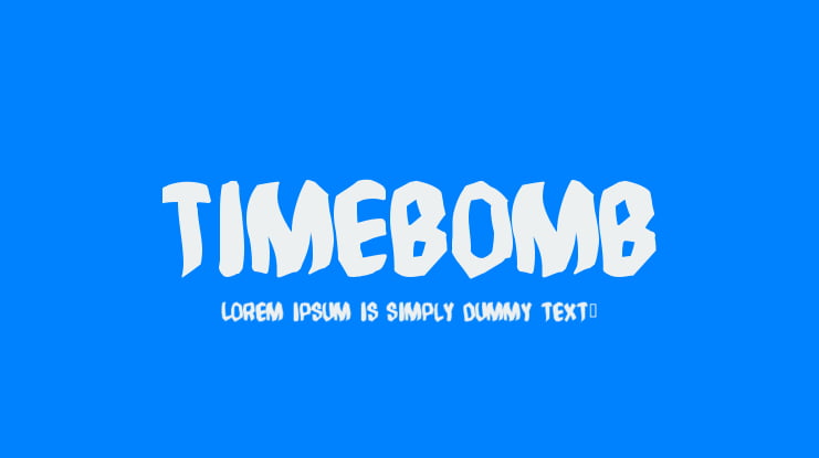 Timebomb Font