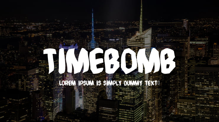 Timebomb Font