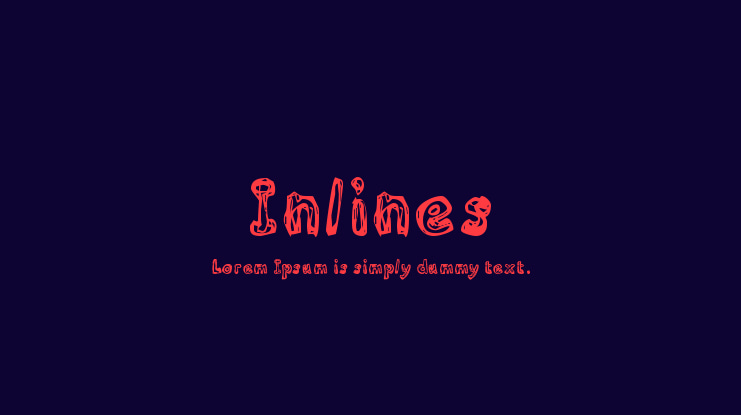 Inlines Font