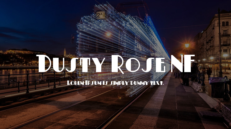 Dusty Rose NF Font