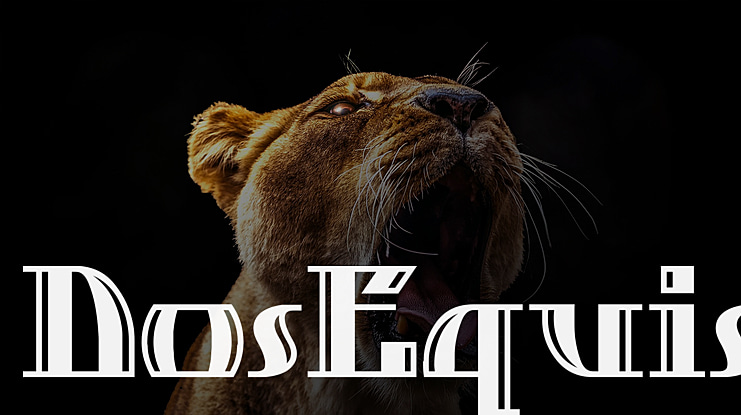DosEquis Font