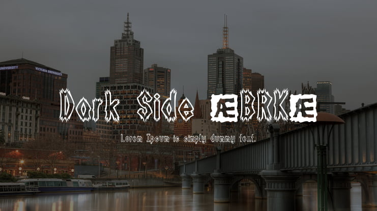 Dark Side (BRK) Font
