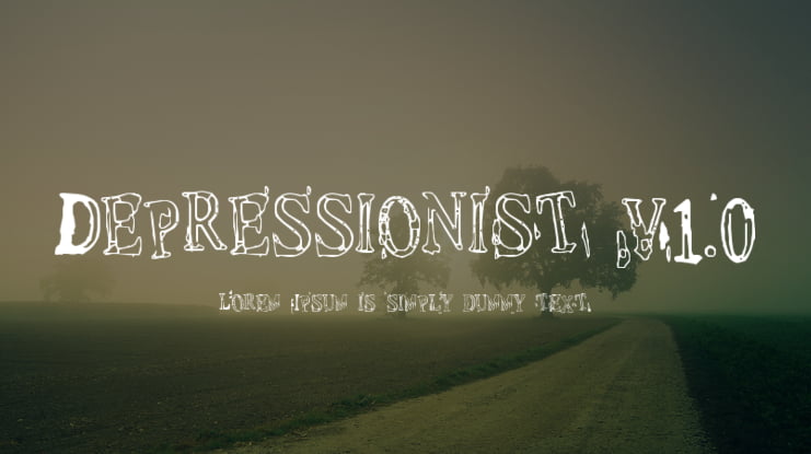 Depressionist v1.0 Font