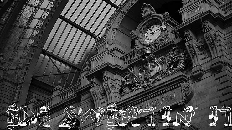 EDB Sweatin' It Font