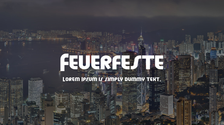 Feuerfeste Font Family