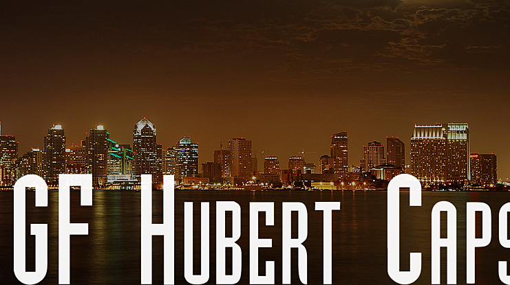 GF Hubert Caps Font