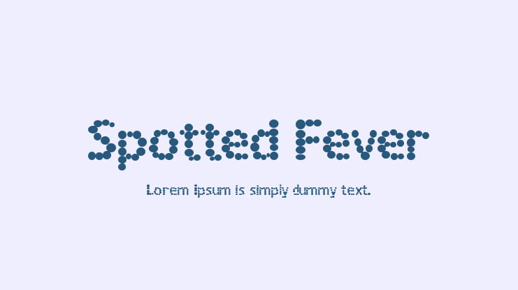Spotted Fever Font