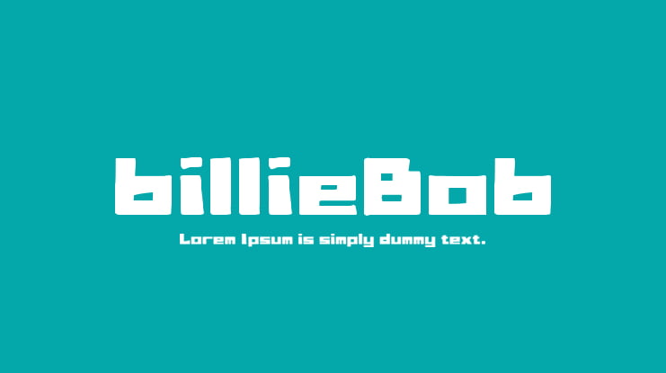 billieBob Font