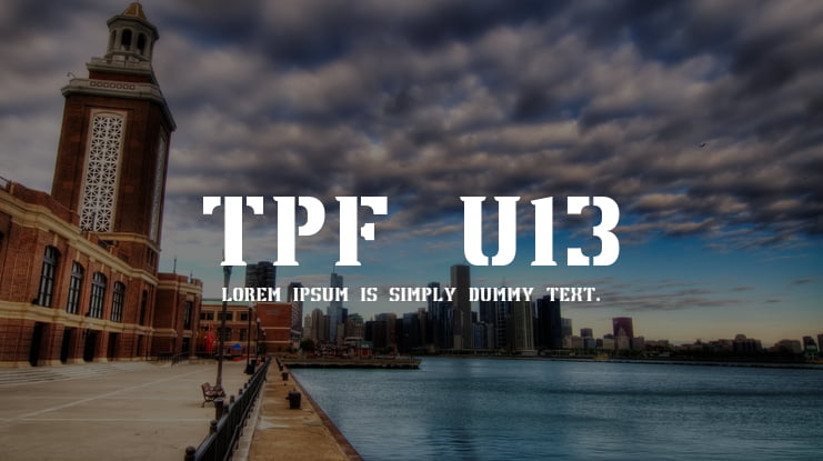 TPF U13 Font