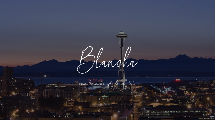 Blancha Font