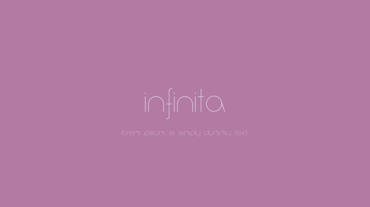 Infinita Font