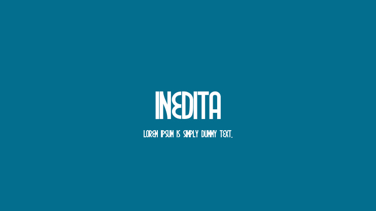 Inedita Font
