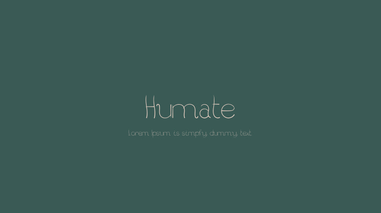 Humate Font