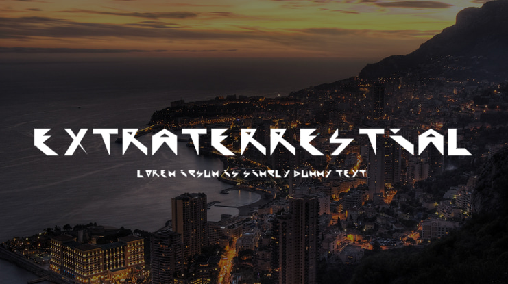 Extraterrestial Font