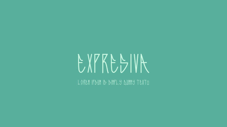 Expresiva Font